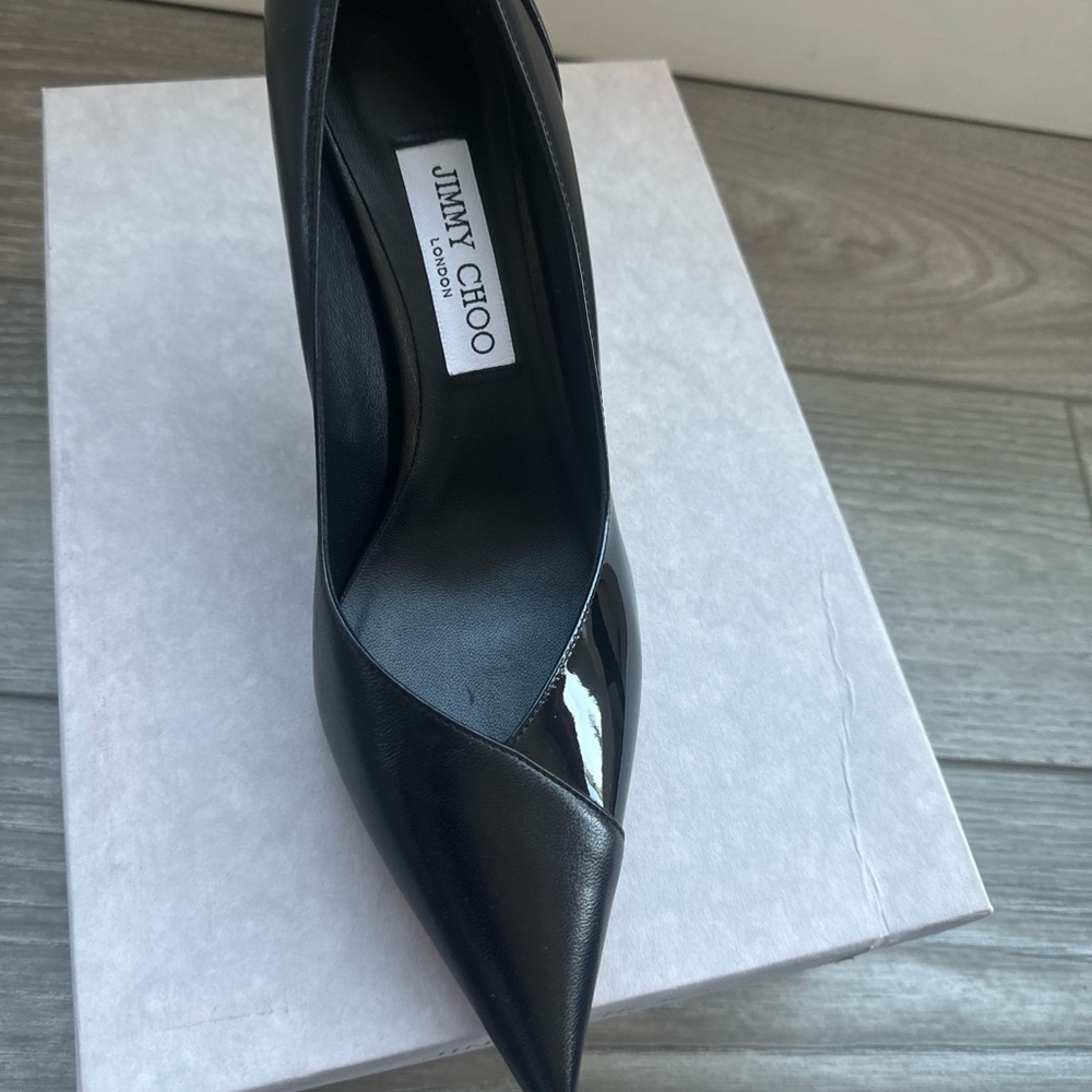 Jimmy Choo Black Patent Leather Pumps- NIB - Picture 7 of 8